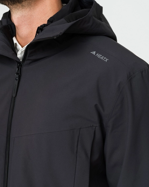 HeatX Metro Coat 3-in-1 M's L Black/Black - Battery Heated 