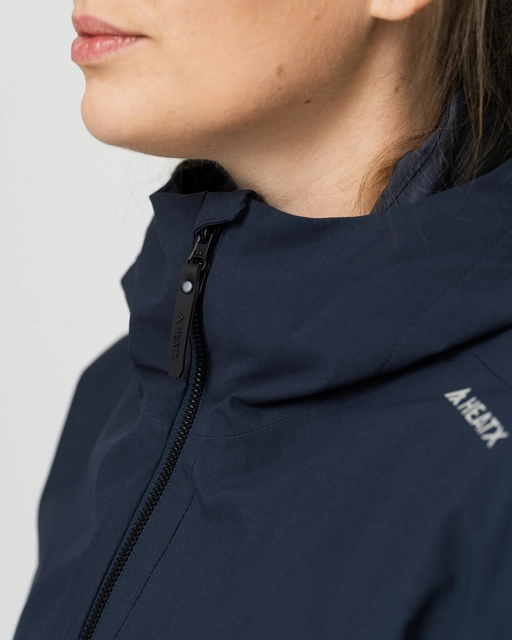 HeatX Metro Coat 3-in-1 W's L Navy/Pale Navy - Battery Heated 