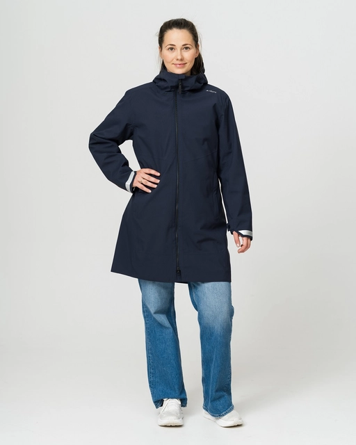 HeatX Metro Coat 3-in-1 W's L Navy/Pale Navy - Battery Heated 