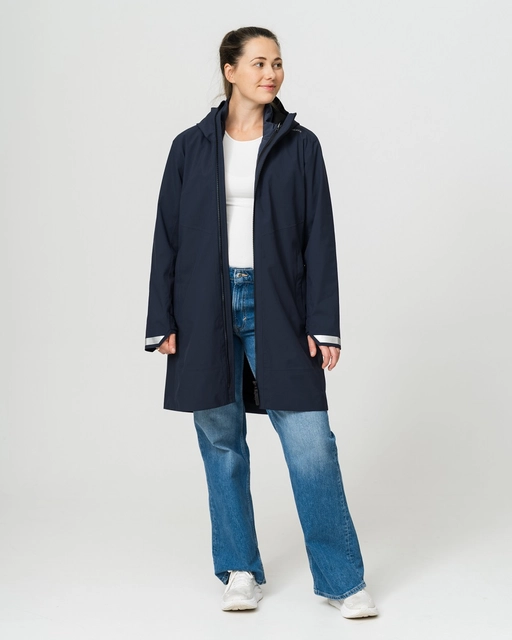 HeatX Metro Coat 3-in-1 W's L Navy/Pale Navy - Battery Heated 