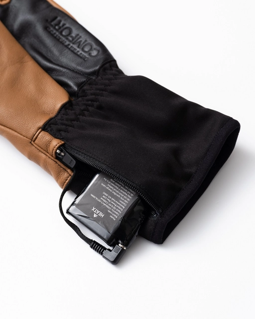 HeatX Metro Gloves M Brown/Black - Battery Heated 