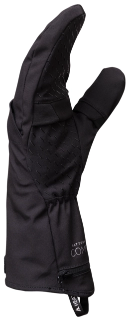 HeatX Pullover Mittens v2 XL Black - Battery Heated 