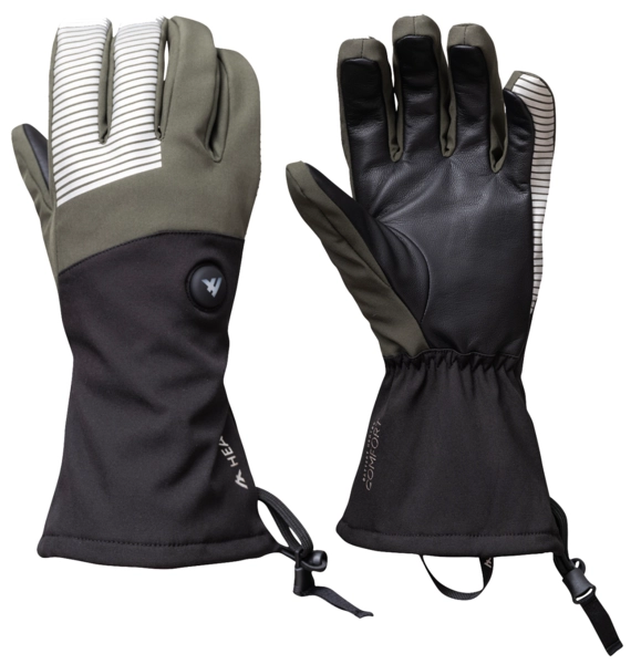 HeatX Velo Gloves Olive/Black - Battery Heated