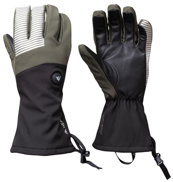 HeatX Velo Gloves M Olive/Black - Battery Heated 