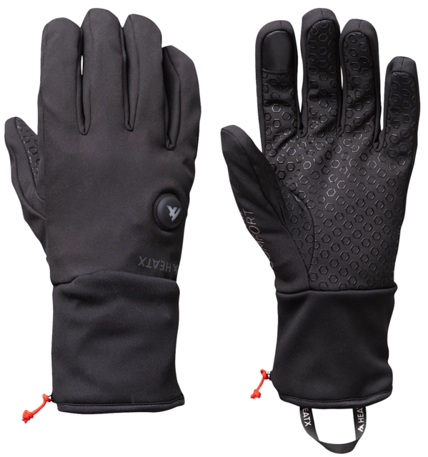 HeatX XC Gloves M Black - Battery Heated 