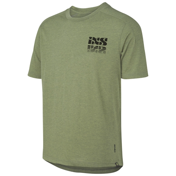 iXS Flow Kids Tech tee Mirror Olive