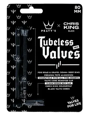 Peaty's x Chris King Valves 80mm (par) Black 