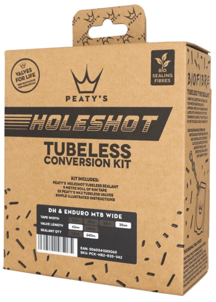 Peaty&#39;s Holeshot Tubeless Conversion Kit Enduro/DH (Wide) - 35mm