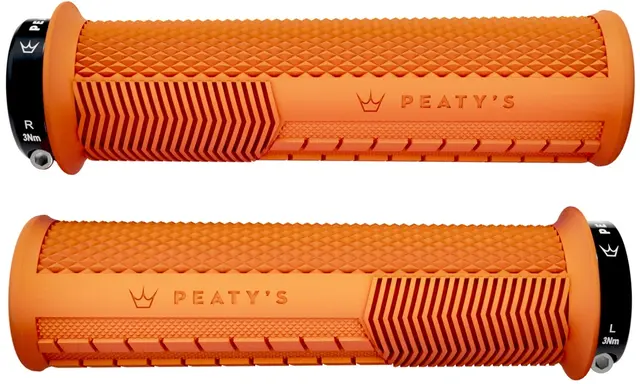 Peaty's Monarch Grip Knurl Thick - Mango 