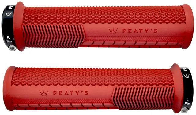 Peaty's Monarch Grip Knurl Thin - Red 