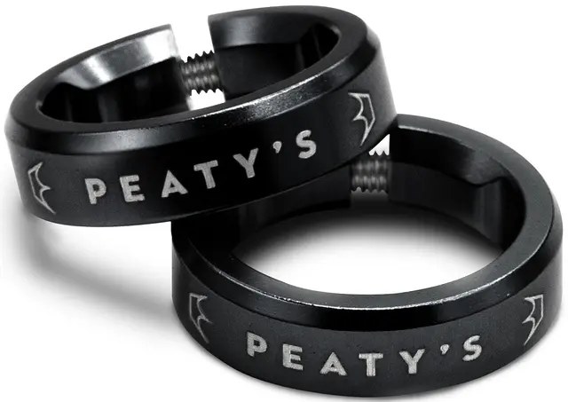 Peaty's Monarch Grip Lock Ring Black 