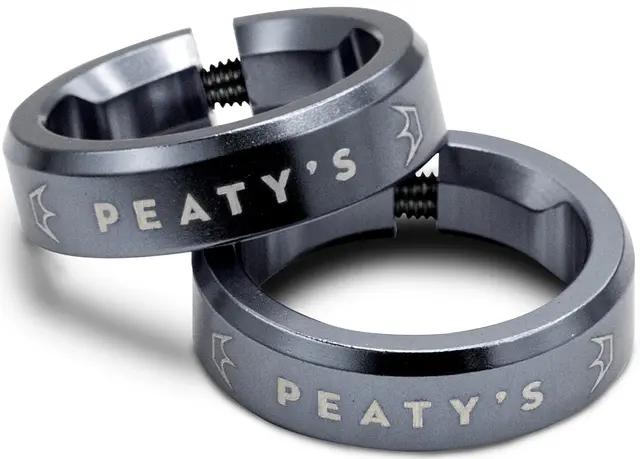 Peaty's Monarch Grip Lock Ring Slate 