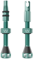 Peaty's Holeshot Fast Flow Valves 42mm Jade - 1 pair