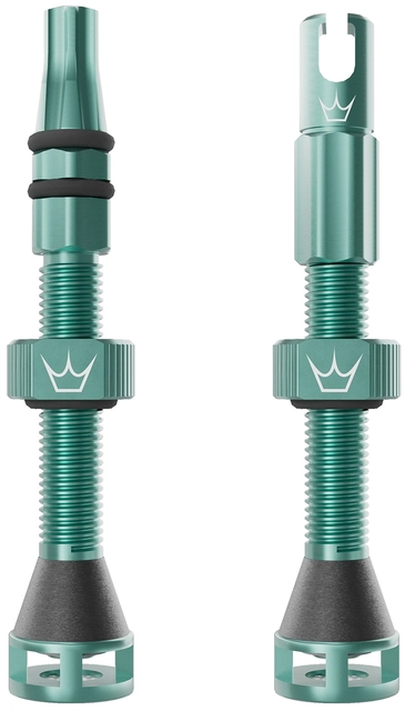 Peaty's Holeshot Fast Flow Valves 42mm Jade - 1 pair 