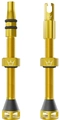 Peaty's Holeshot Fast Flow Valves 60mm Gold - 1 pair