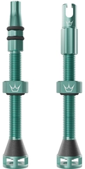 Peaty's Holeshot Fast Flow Valves 60mm Jade - 1 pair