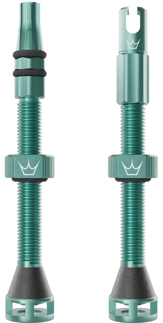 Peaty's Holeshot Fast Flow Valves 60mm Jade - 1 pair 