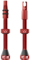 Peaty's Holeshot Fast Flow Valves 60mm Red - 1 pair