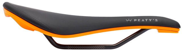 Peaty's Monarch Saddle 4130 Rail Mango Orange 