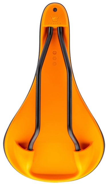 Peaty's Monarch Saddle 4130 Rail Mango Orange 