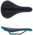 Peaty's Monarch Saddle 4130 Rail Turquoise Blue