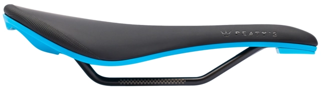 Peaty's Monarch Saddle 4130 Rail Turquoise Blue 