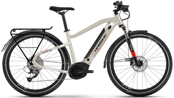 Haibike Trekking 4 herre 27,5&quot;, desert/white, YSTS i500Wh