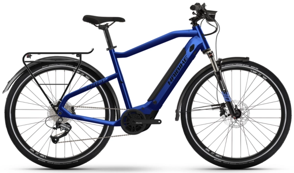 Haibike Trekking 4 herre 27.5&quot;, YSTS i500Wh, Blue/Black