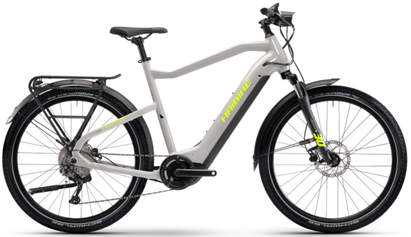 Haibike Trekking 6 herre 27.5&quot;, YSTS i630Wh, Grey/Yellow