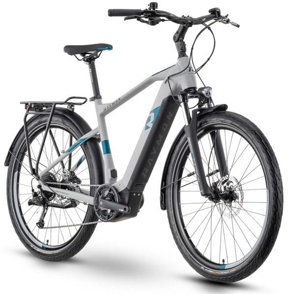 Raymon TourRay E 5.0 herre 27,5&quot;, grey/black/blue, PW-TE i500Wh