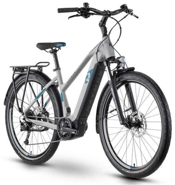 Raymon TourRay E 5.0 mix 27,5&quot;, grey/black/blue, PW-TE i500Wh