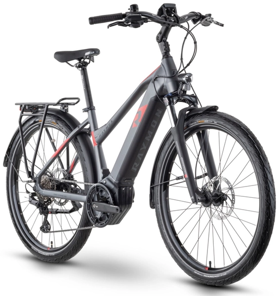 Raymon TourRay E 6.0 mix 27,5&quot;, anthrazit/red/black, PW-ST 630Wh