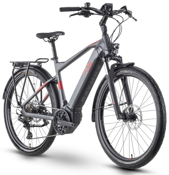Raymon TourRay E 6.0 herre 27,5&quot;, anthrazit/red/black, PW-ST 630Wh