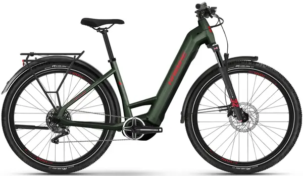 Haibike Trekking 5 mono 27.5&quot;, Olive/Red, YS2S, 720Wh
