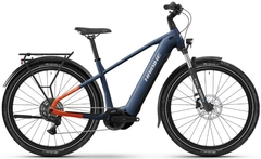 Haibike Trekking 4 herre L 27.5&#39;&#39;,Blue/Orange,YS2S,720Wh