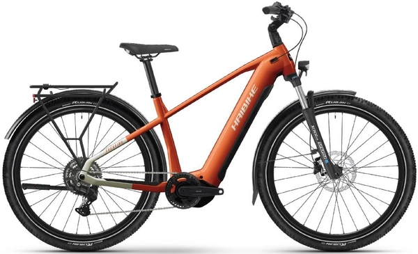 Haibike Trekking 4 herre 27.5&#39;&#39;,Orange/Silver,YS2S,720Wh