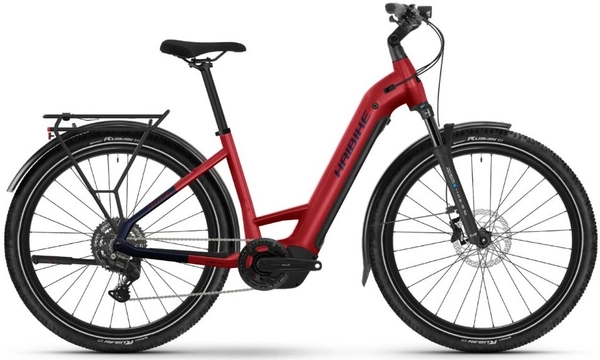 Haibike Trekking 7 mono 27.5&#39;&#39;,Red/Blue,BCXK,800Wh