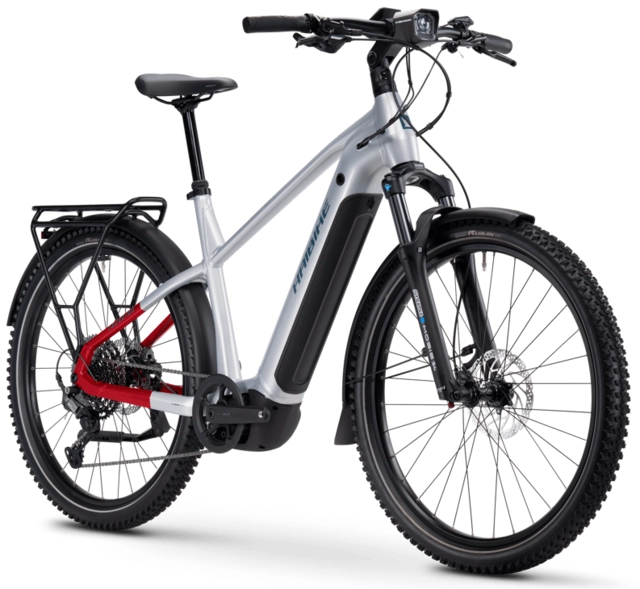 Haibike Trekking 7 herre M 27.5'',Grey/Red/Blue,BCXK,800Wh 