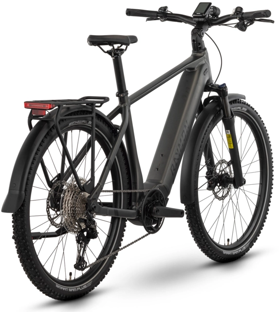 Raymon Tourray Pro 800 herre M 27.5",kalmatarey/blk/terra, PW-S2, 800Wh 