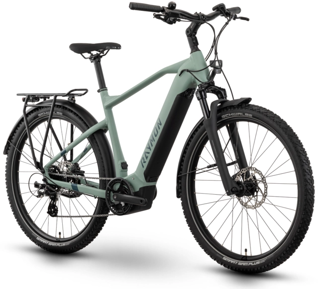 Raymon Tourray Select herre L 27.5", mint/aqua/cotton, PW-S, 630Wh 