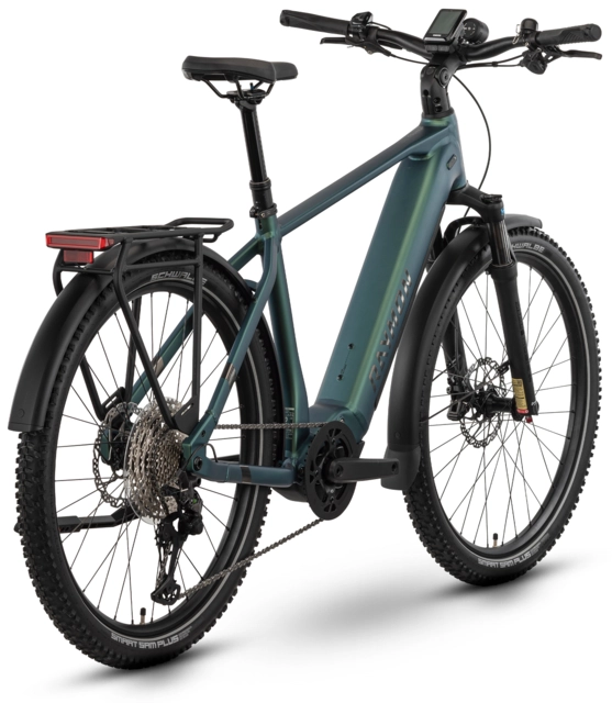 Raymon Tourray Ultra 800 herre L 27.5", sunlight/chrome, PW-X3, 800Wh 