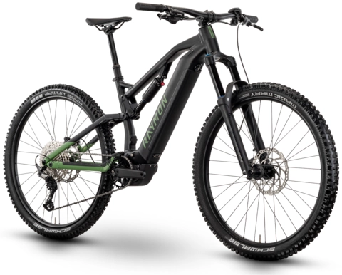 Raymon Trailray 150 29&quot;, black/green/citron, PW-X3, 720Wh