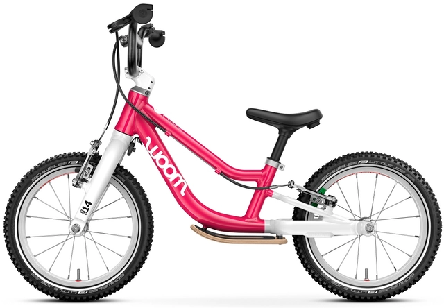 Woom Go 1 Plus 14" Hot Pink 4,45kg, 3-4,5 år, 95-110cm 