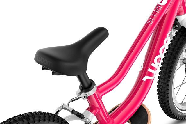Woom Go 1 Plus 14" Hot Pink 4,45kg, 3-4,5 år, 95-110cm 