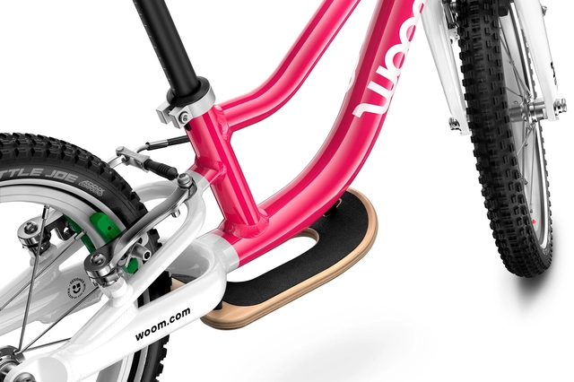 Woom Go 1 Plus 14" Hot Pink 4,45kg, 3-4,5 år, 95-110cm 