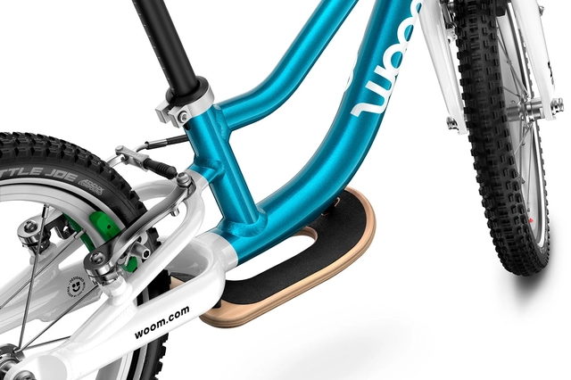 Woom Go 1 Plus 14" Metallic Blue 4,45kg, 3-4,5 år, 95-110cm 