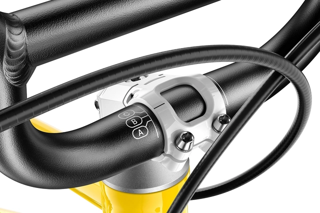 Woom Go 1 Plus 14" Yellow 4,45kg, 3-4,5 år, 95-110cm 