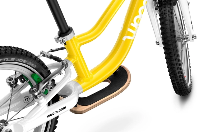 Woom Go 1 Plus 14" Yellow 4,45kg, 3-4,5 år, 95-110cm 