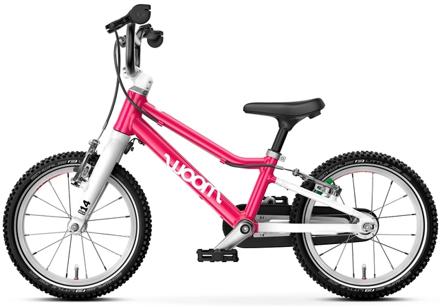 Woom Go 2 14" Hot Pink 5,3kg, 3-4,5 år, 95-110cm 
