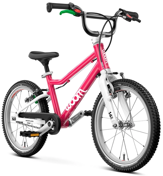 Woom Go 3 16&quot; Hot Pink 5,7kg, 4-6 &#229;r, 105-120cm